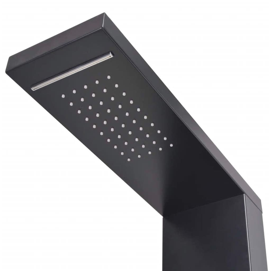 Colonne de Douche Hydromassante Noire Hydro Design