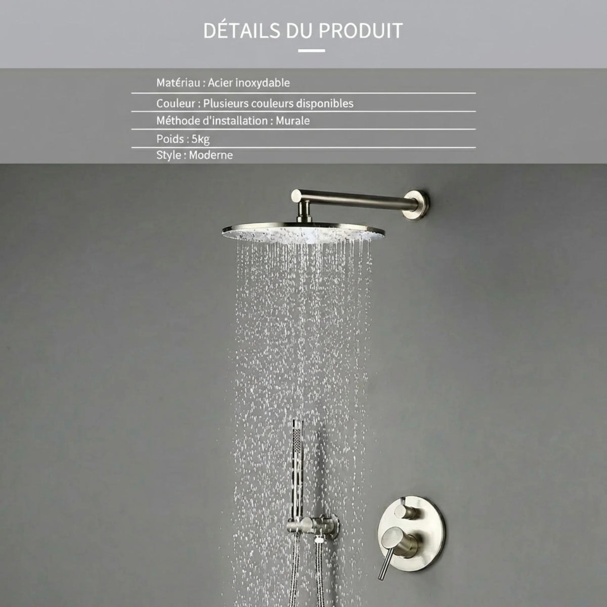 Colonne de Douche Encastrable Hydro Design