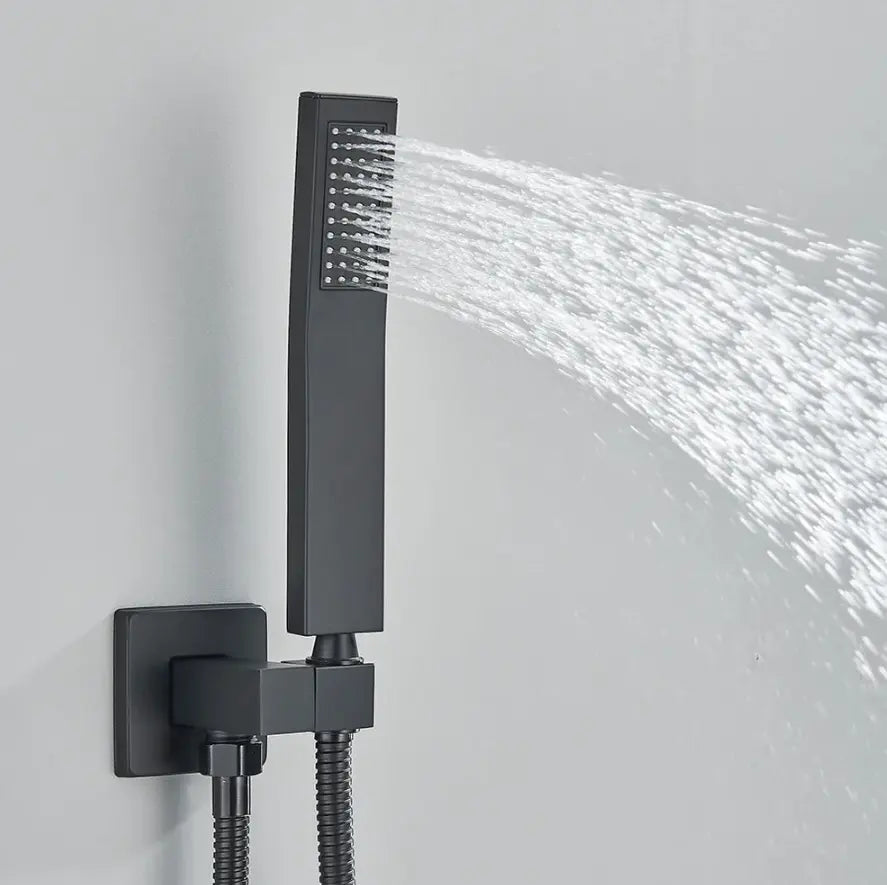 Colonne de Douche Encastrable Noir Mat Hydro Design