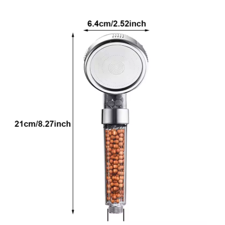 Pommeau de douche Filtrant Anti-Calcaire - Haute pression