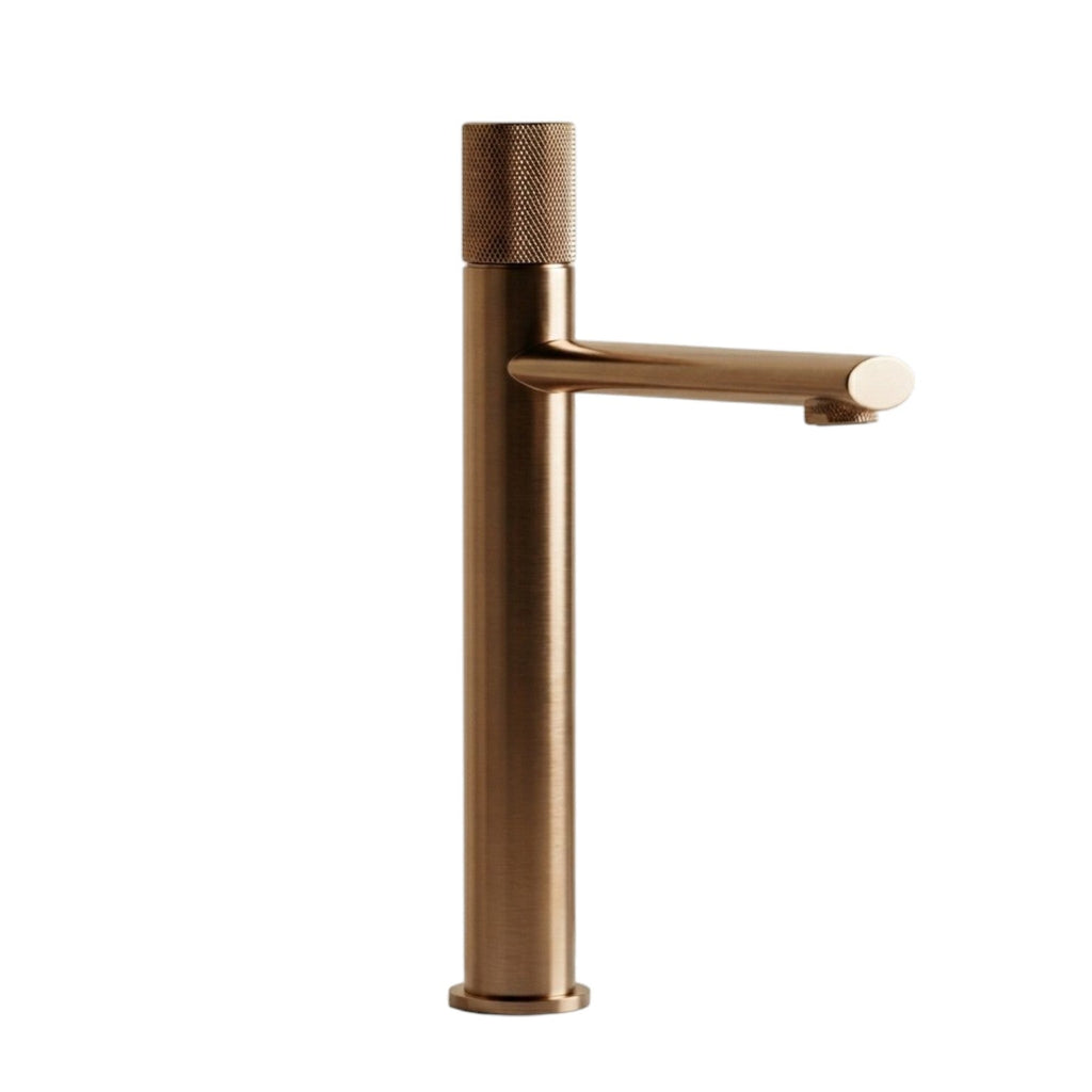 Robinet de salle de bain en laiton or rose brossé Hydro Design