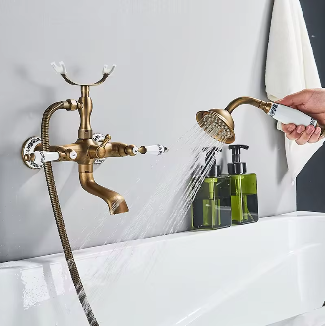Robinet baignoire mural antique Hydro Design