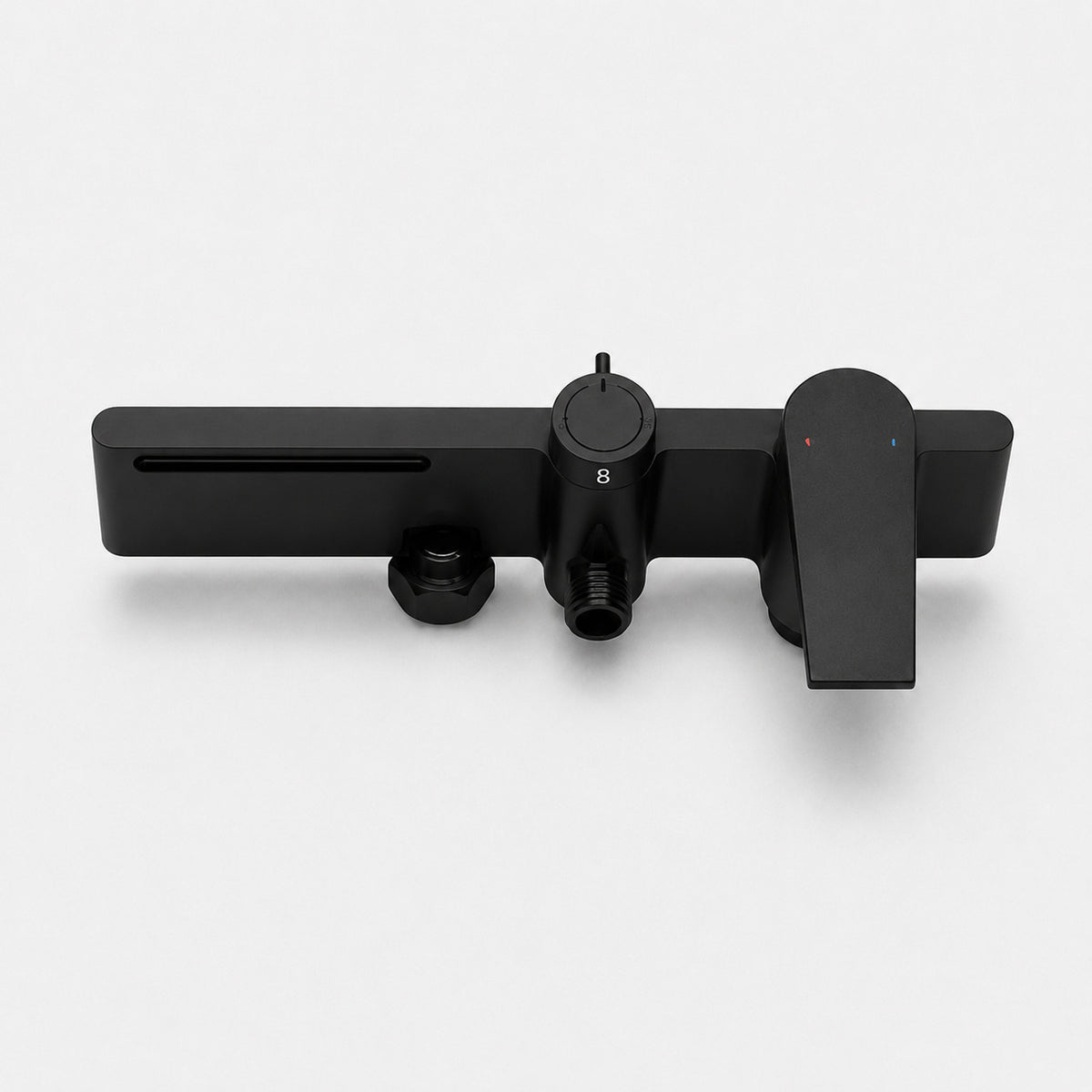 Colonne de Douche Thermostatique Noir Mat