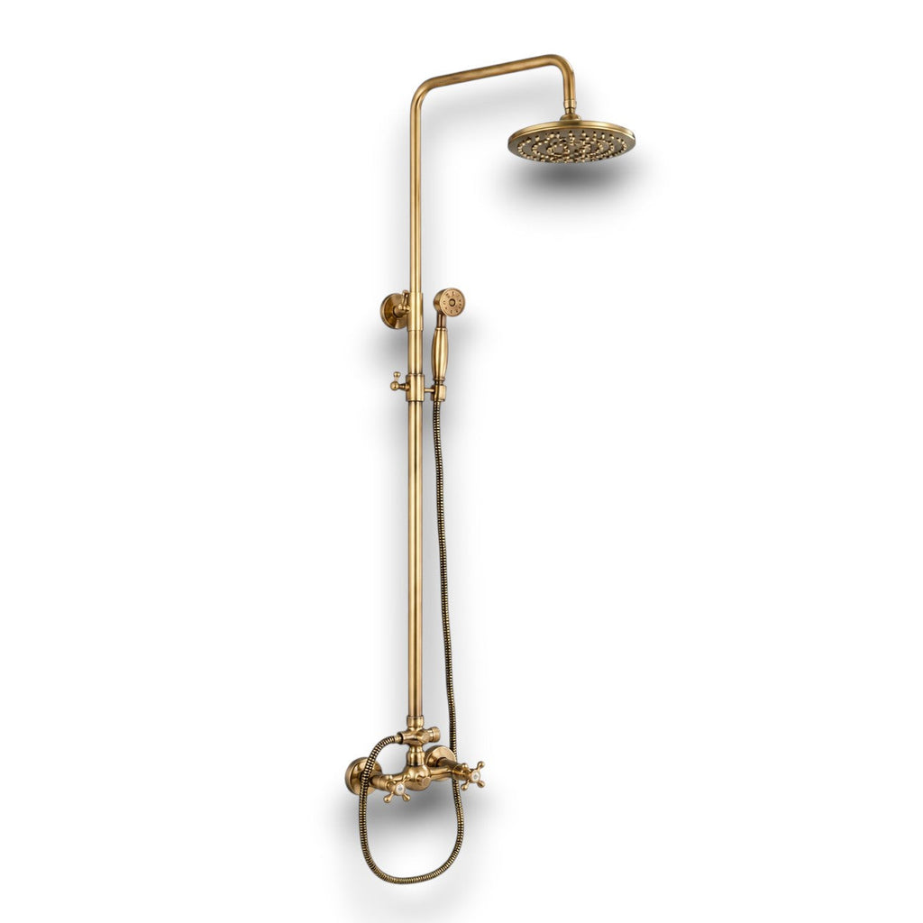Colonne de Douche en Laiton Antique Hydro Design