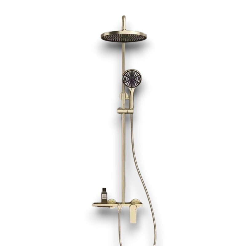 Colonne de Douche Thermostatique Or brossé Hydro Design