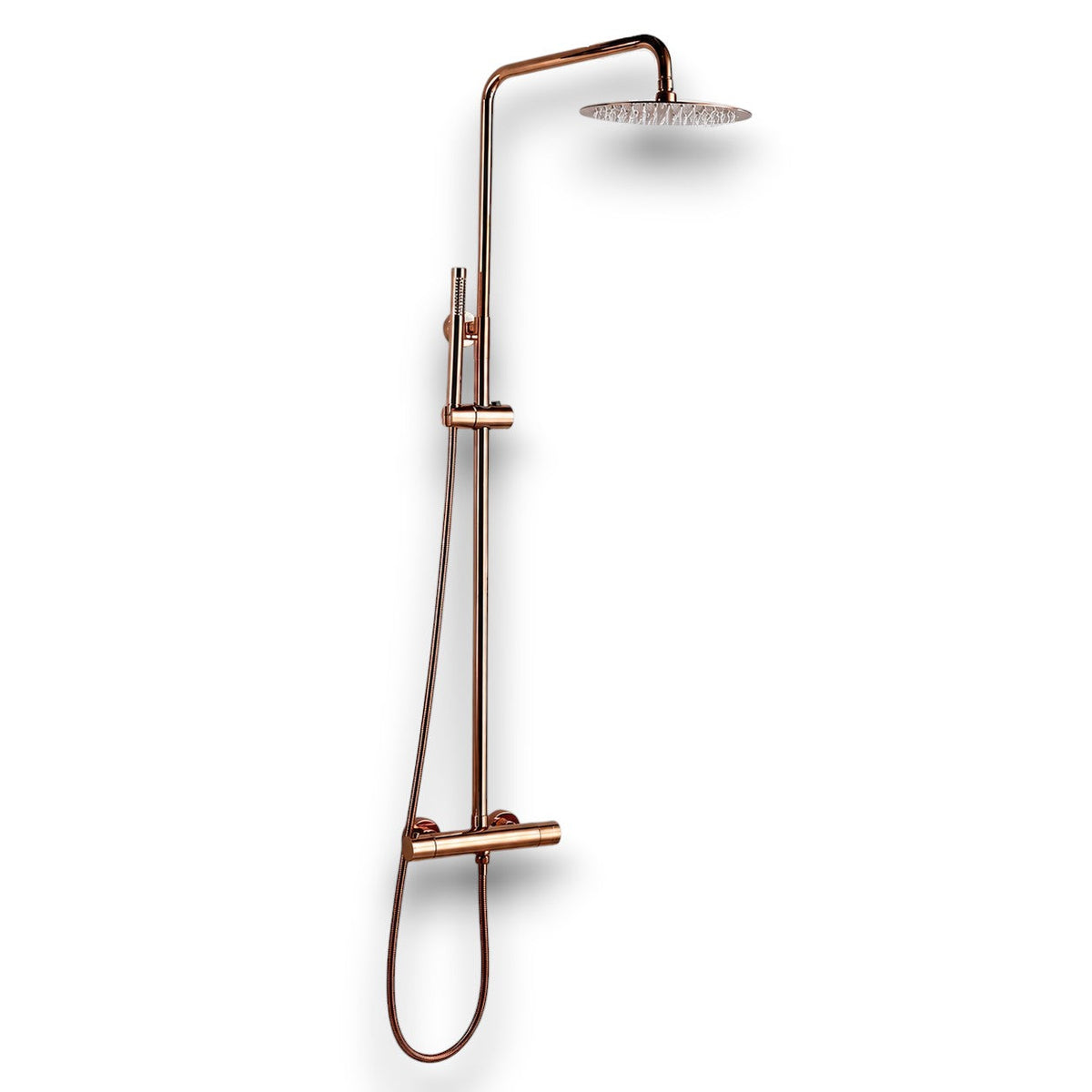 Colonne de douche Thermostatique Or Rose Brossé Hydro Design