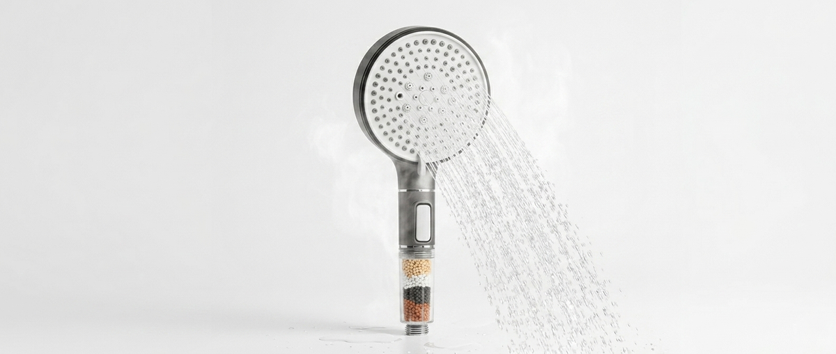 Pommeaux de douche anti-calcaire