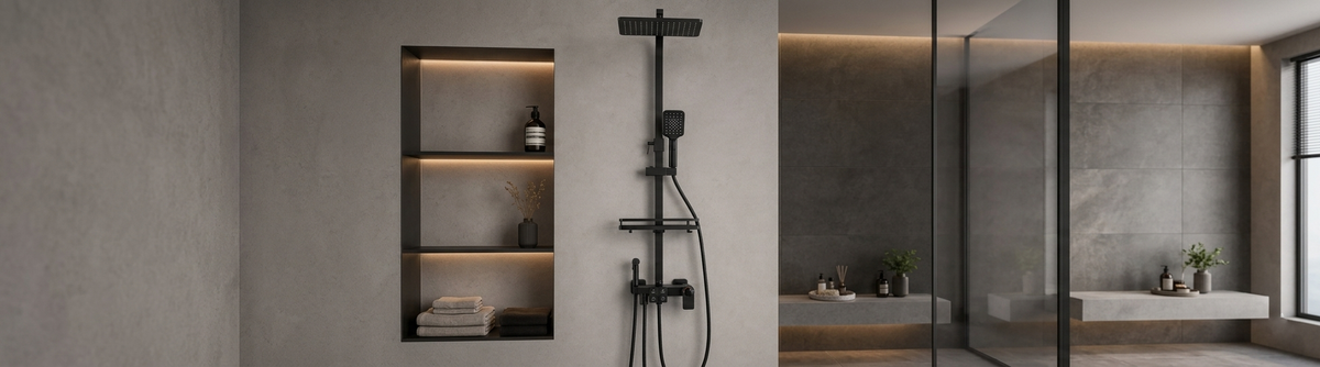 Colonnes de douche thermostatiques