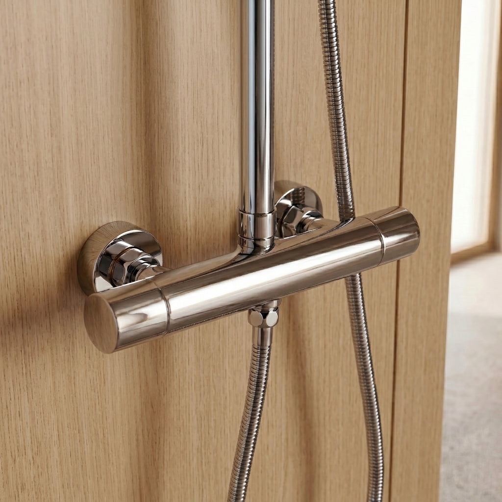 Colonne de douche thermostatique Chrome