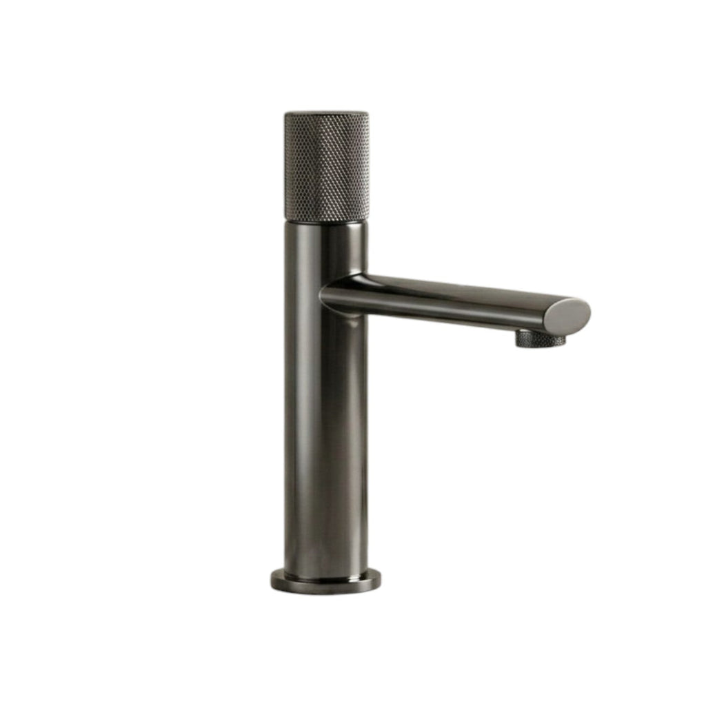Robinet de salle de bain en laiton gris brossé Hydro Design