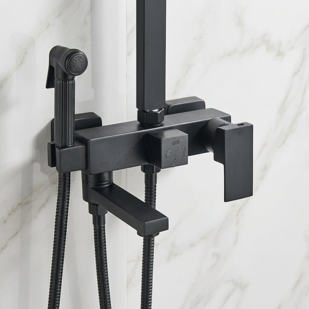 Colonne de Douche Noir Mat