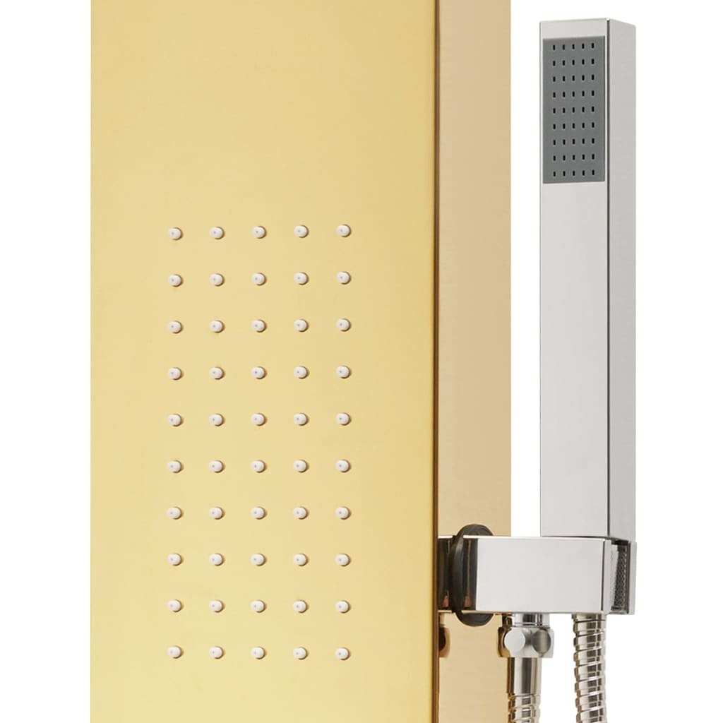 Colonne de Douche Hydromassante Dorée Hydro Design