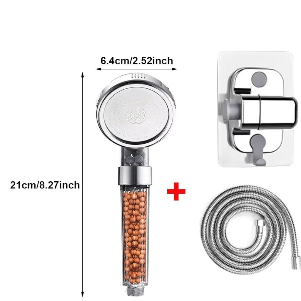 Pommeau de douche Filtrant Anti-Calcaire - Haute pression Hydro Design