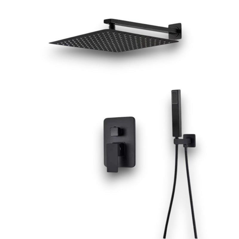 Colonne de douche Encastrable Noir Mat Hydro Design