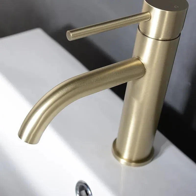 Robinet de Salle de Bain Or brossé