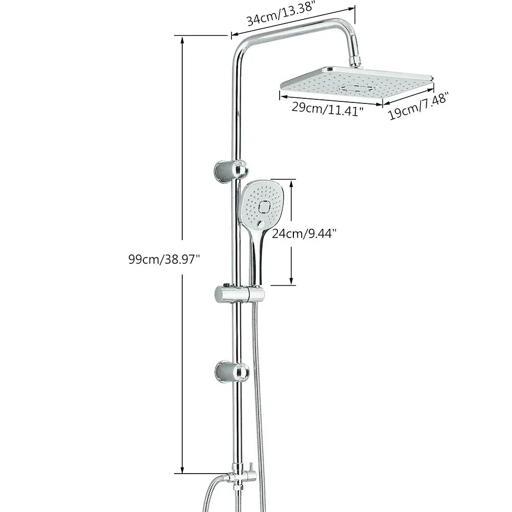 Colonne de Douche Noir Mat Hydro Design