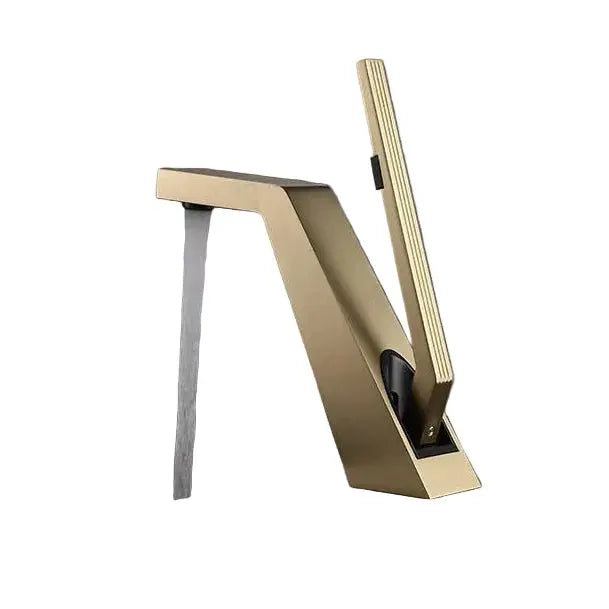 Robinet de salle de bain en laiton or brossé Hydro Design