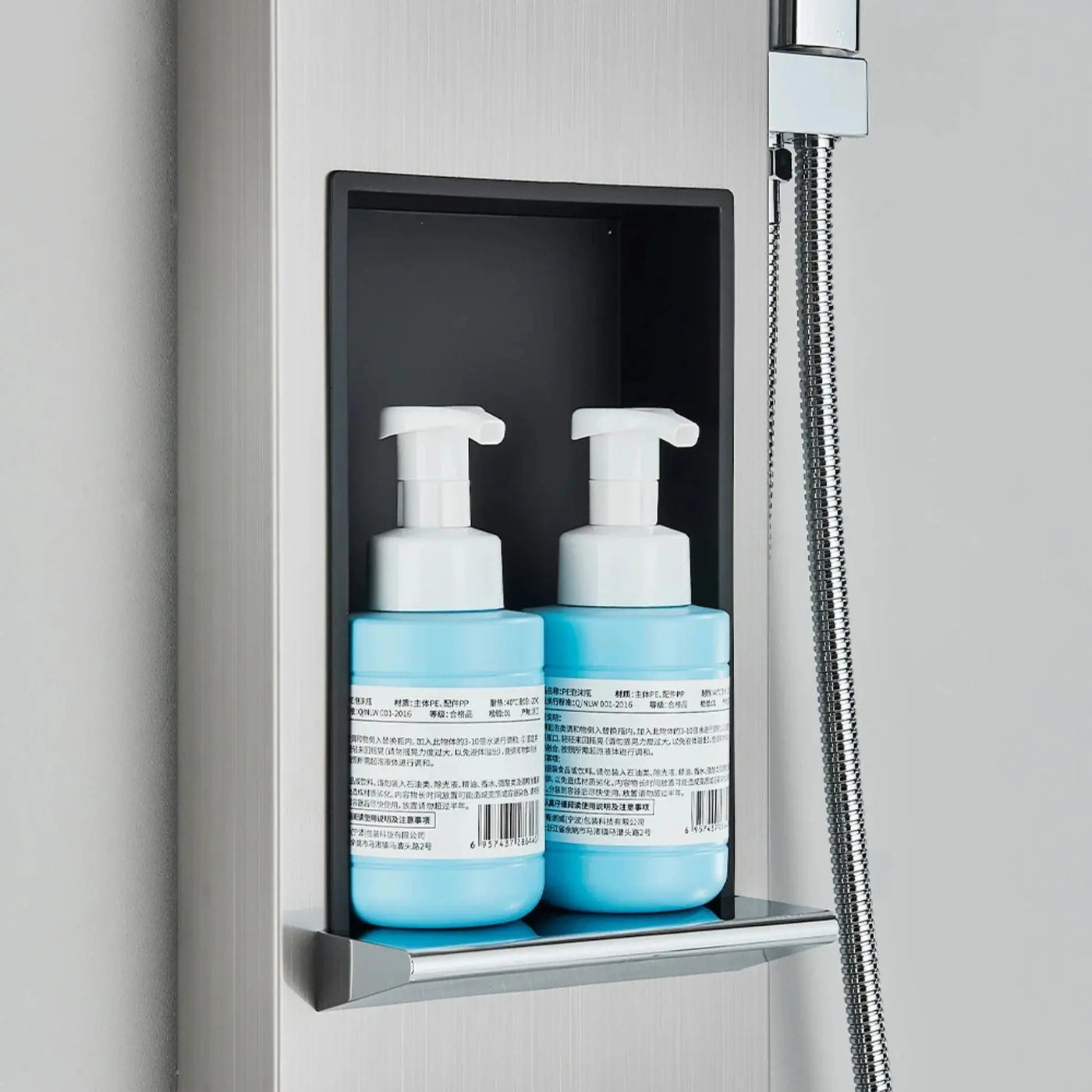 Colonne de Douche Hydromassante Gris Hydro Design