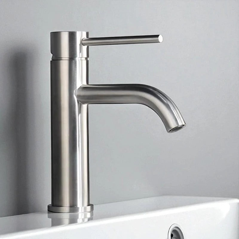 Robinet de Salle de Bain Gris brossé