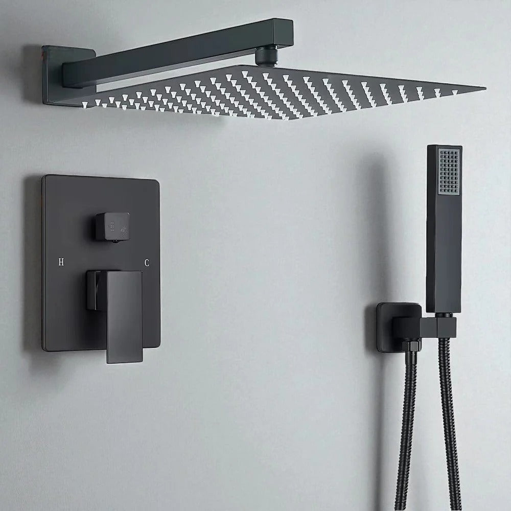 Colonne de douche Encastrable Noir Mat Hydro Design