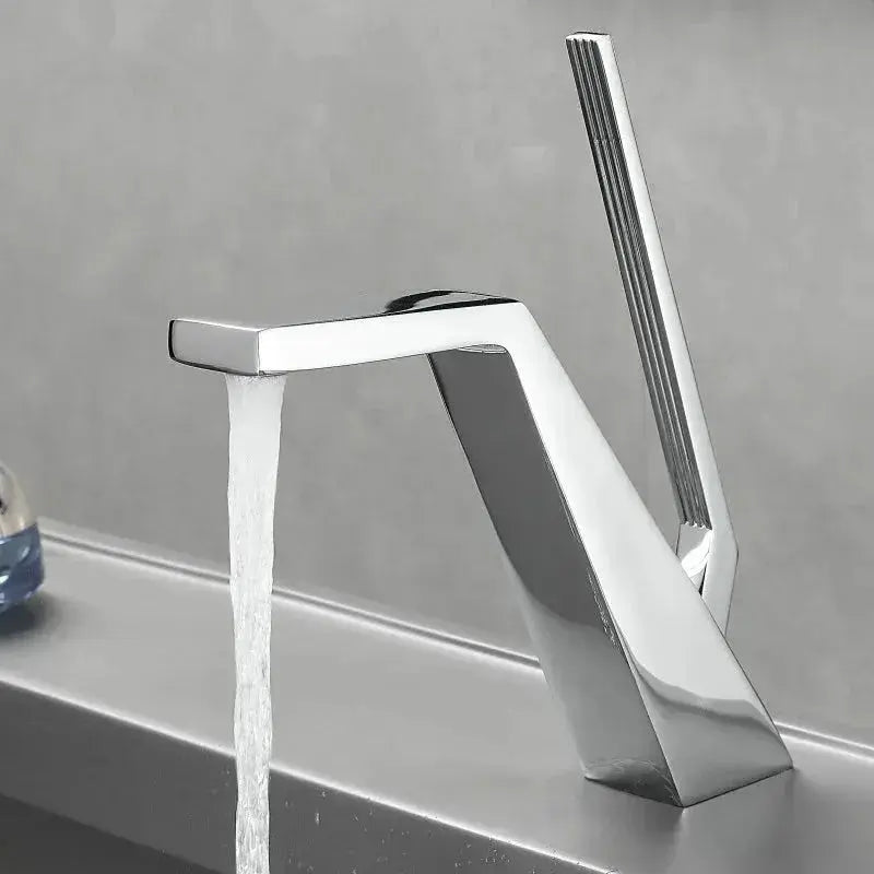 Robinet de salle de bain en laiton chrome
