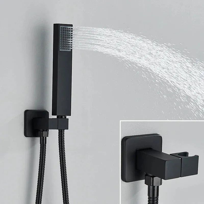 Colonne de douche Encastrable Noir Mat Hydro Design