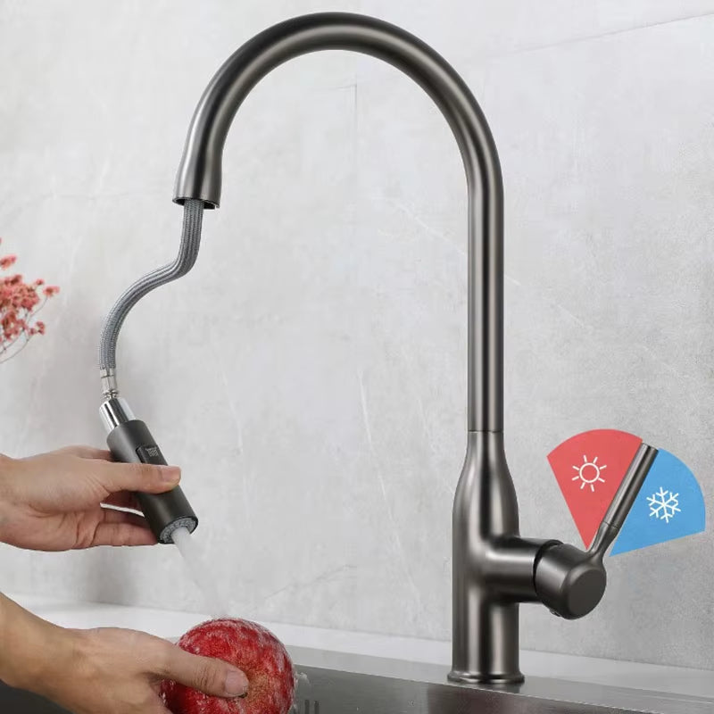 Robinet de Cuisine Douchette en Laiton