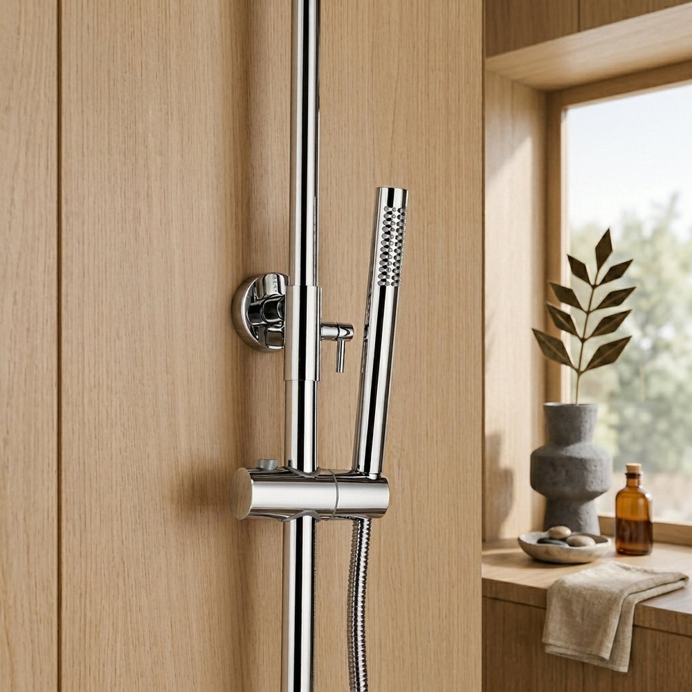 Colonne de douche thermostatique Chrome