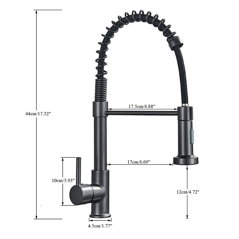Robinet de Cuisine Douchette – Mitigeur à Ressort Hydro Design